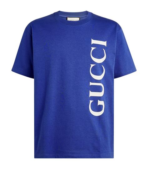 gucci blue t shirt|gucci white tee shirt.